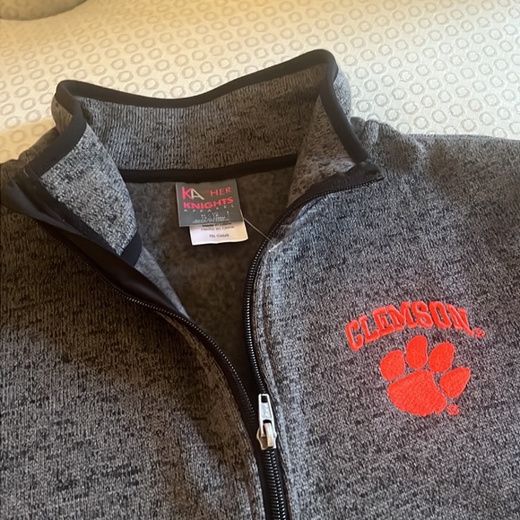 KA For HER Knights Apparel Clemson Woman’s Zip Jacket - Picture 10 of 15